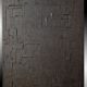 Minimalist black monochrome abstract painting table