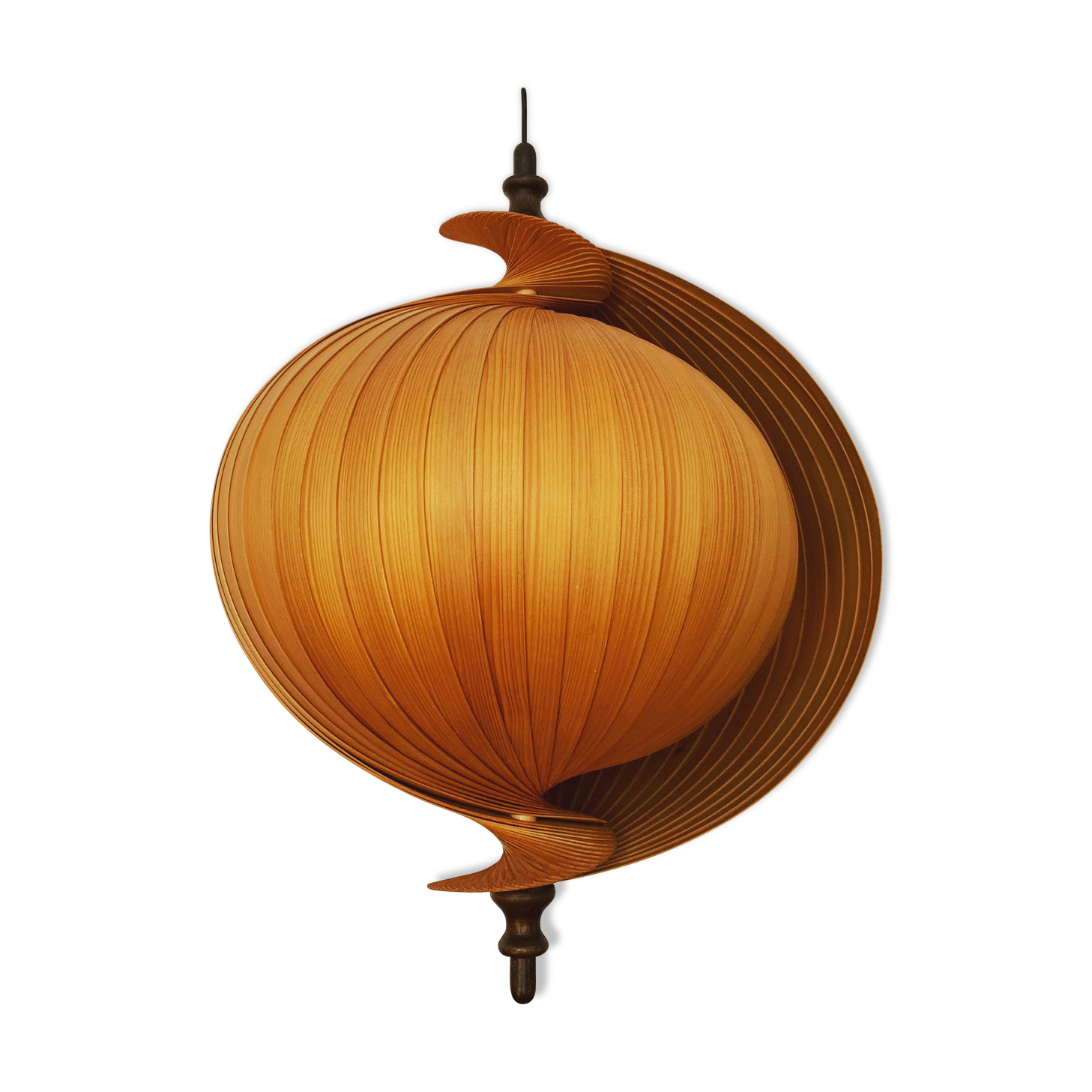 XXL swedish Mid-Century Modern moon pendant lamp