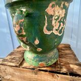 Varnished terracotta jar