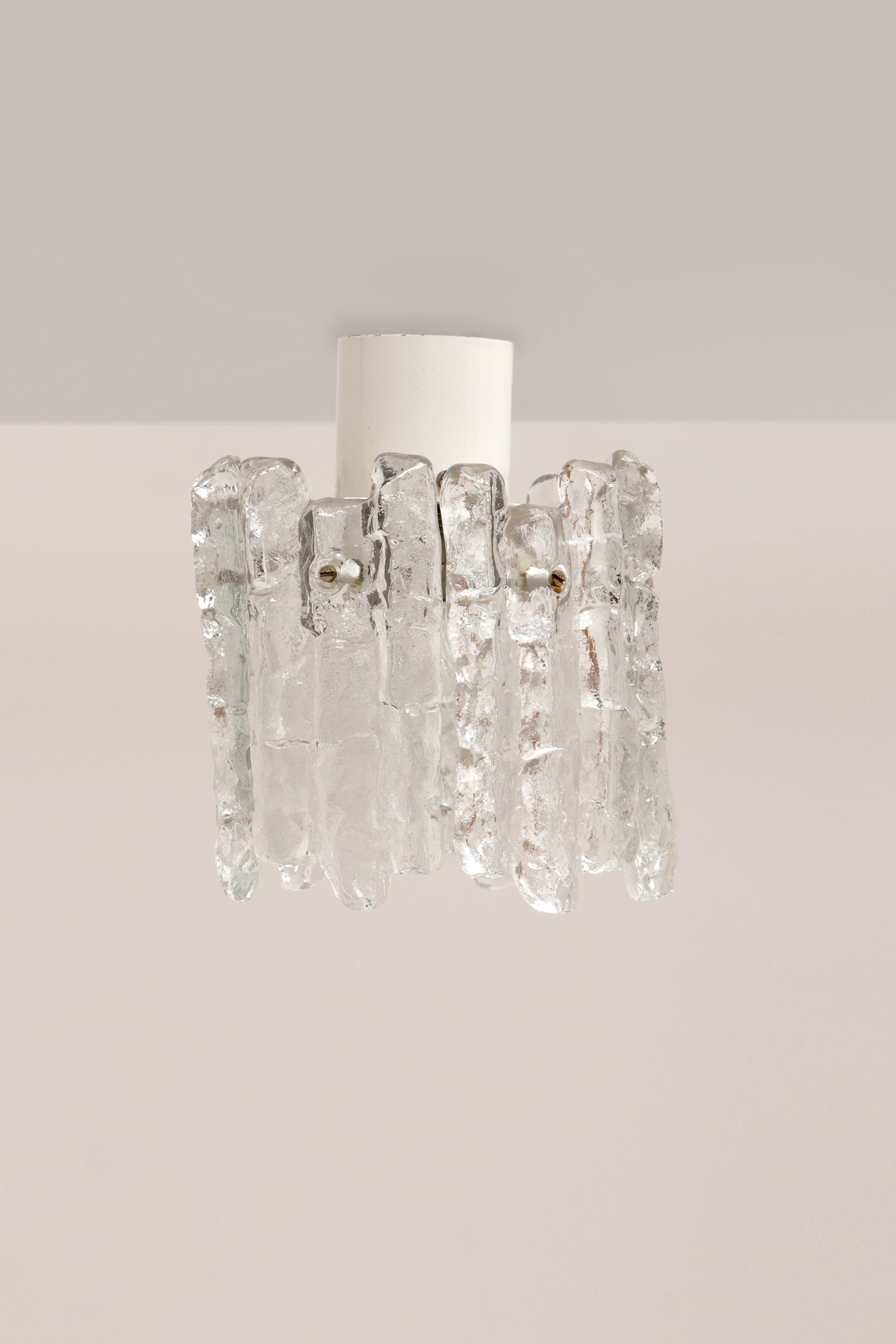 Kalmar Murano glass ceiling lamp, 1960 Austria.