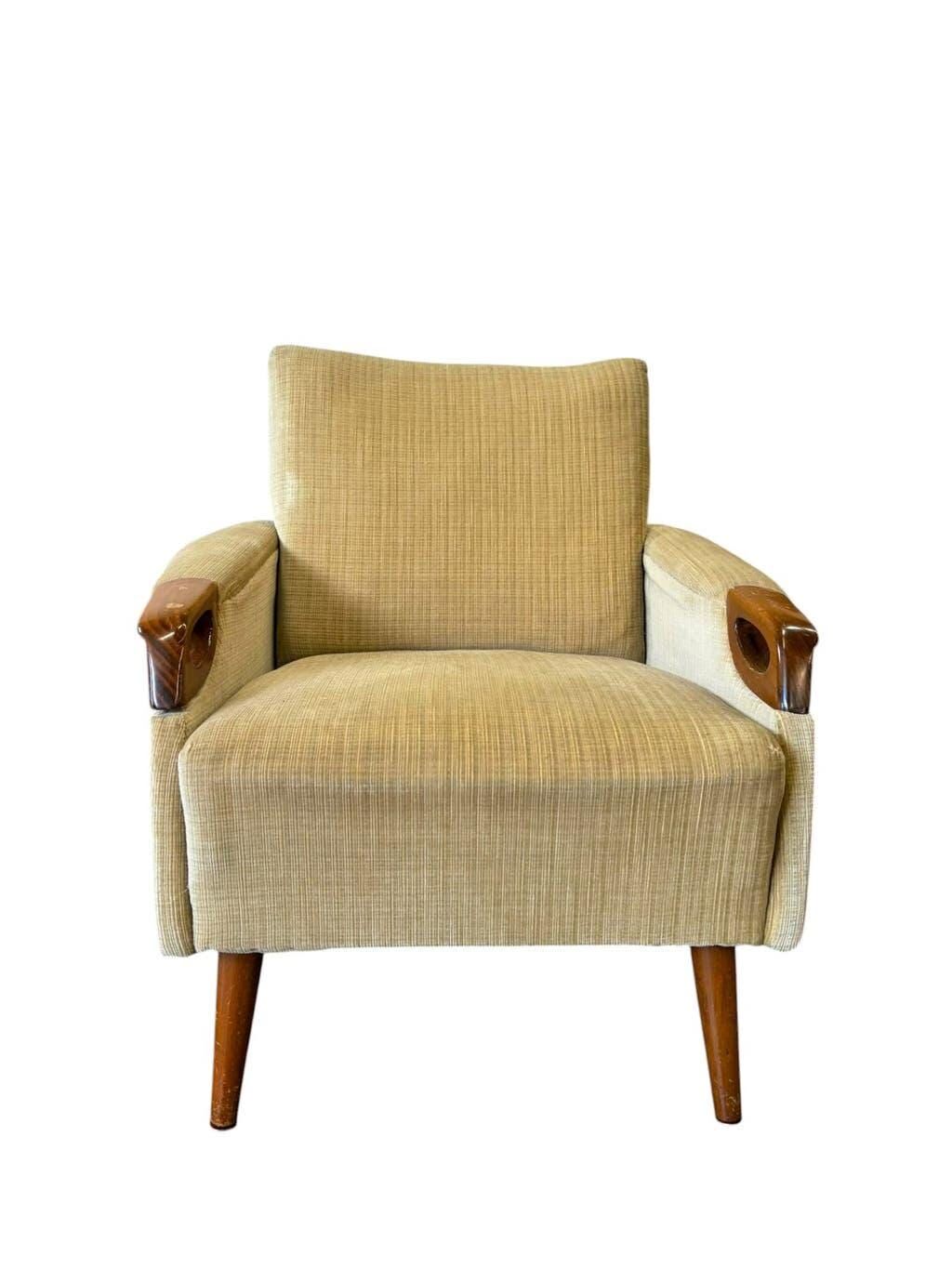 Fauteuil vintage en bois