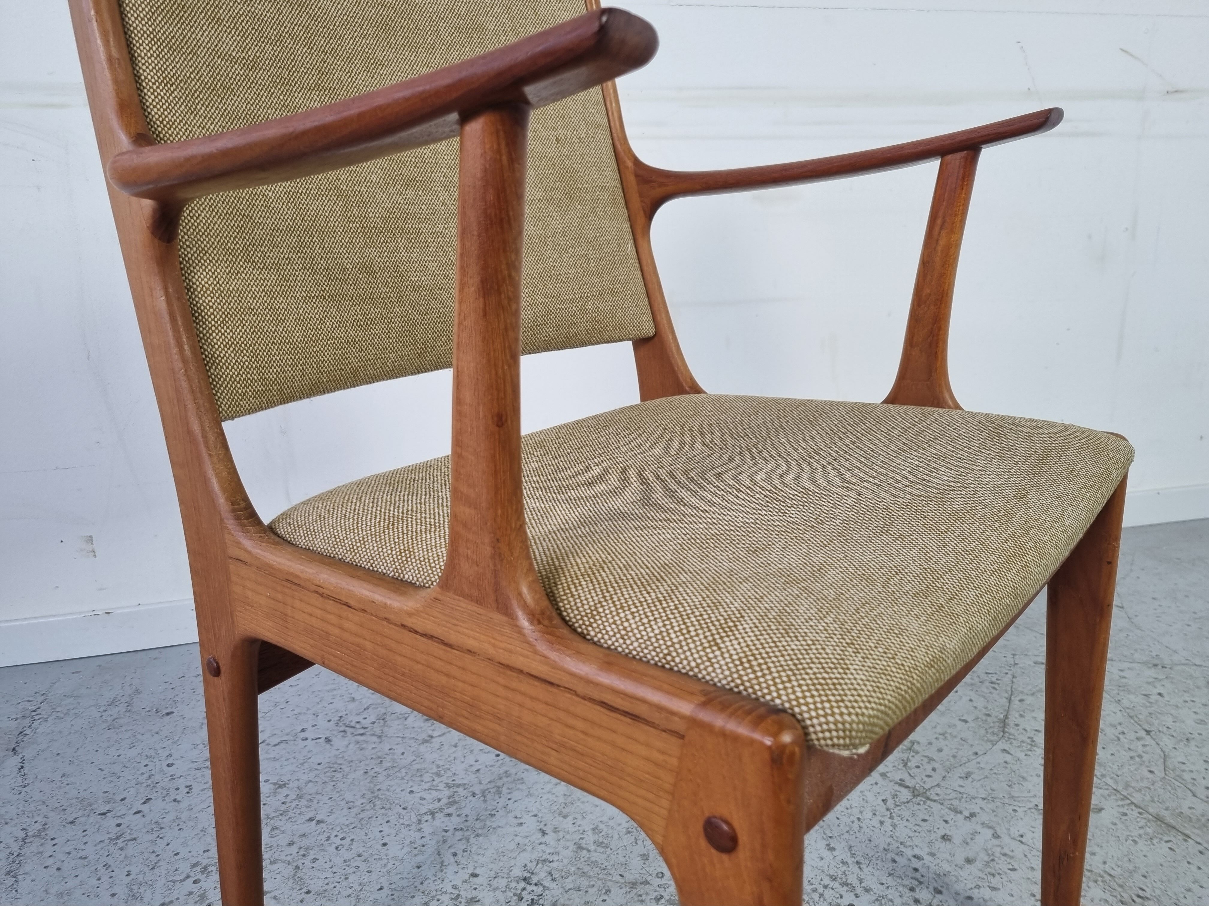 Teak office chair by Johannes Andersen for Uldum, 60s