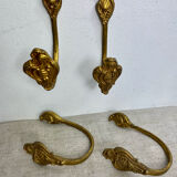 Bronze coat hooks