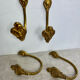 Bronze coat hooks