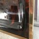 Lucite tray and vintage brass