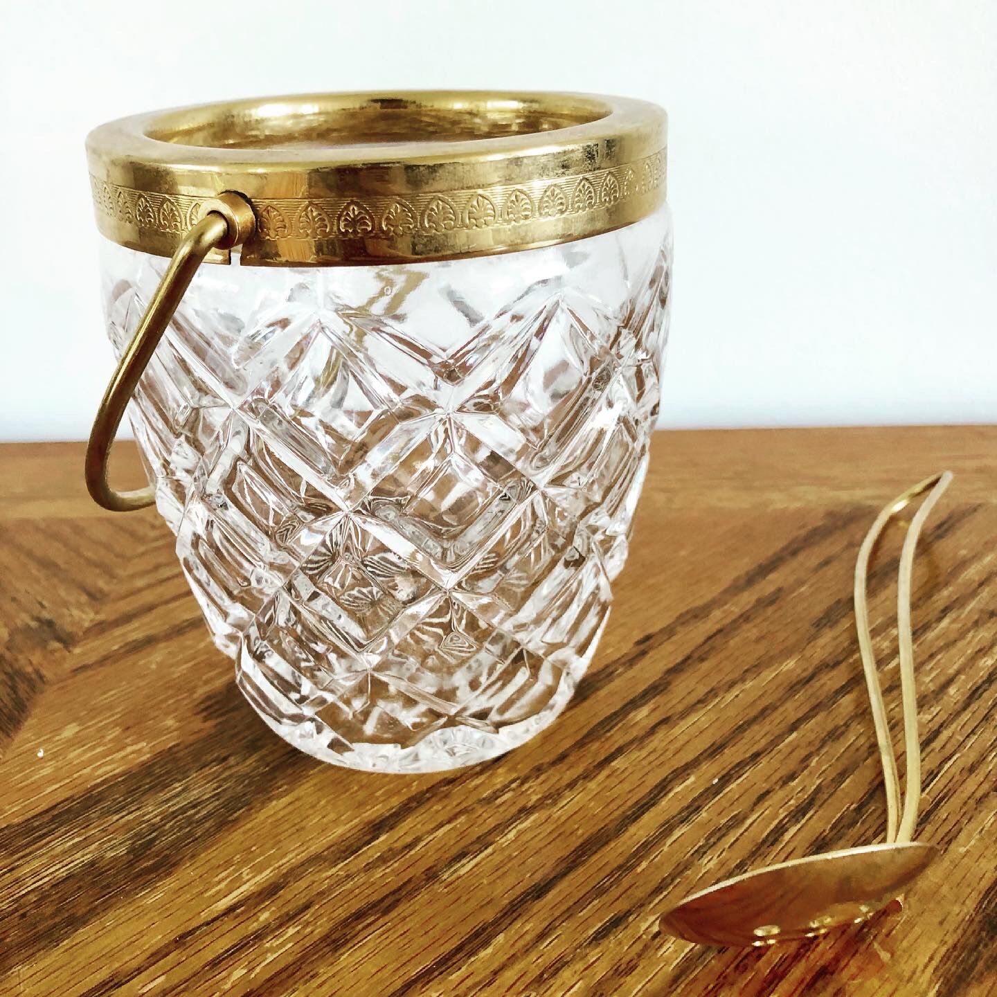 Bucket and ice spoon