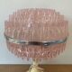 ▪️50s Pop and Modern Plastic Lamp Pink Globe and Cream Base Brand ME