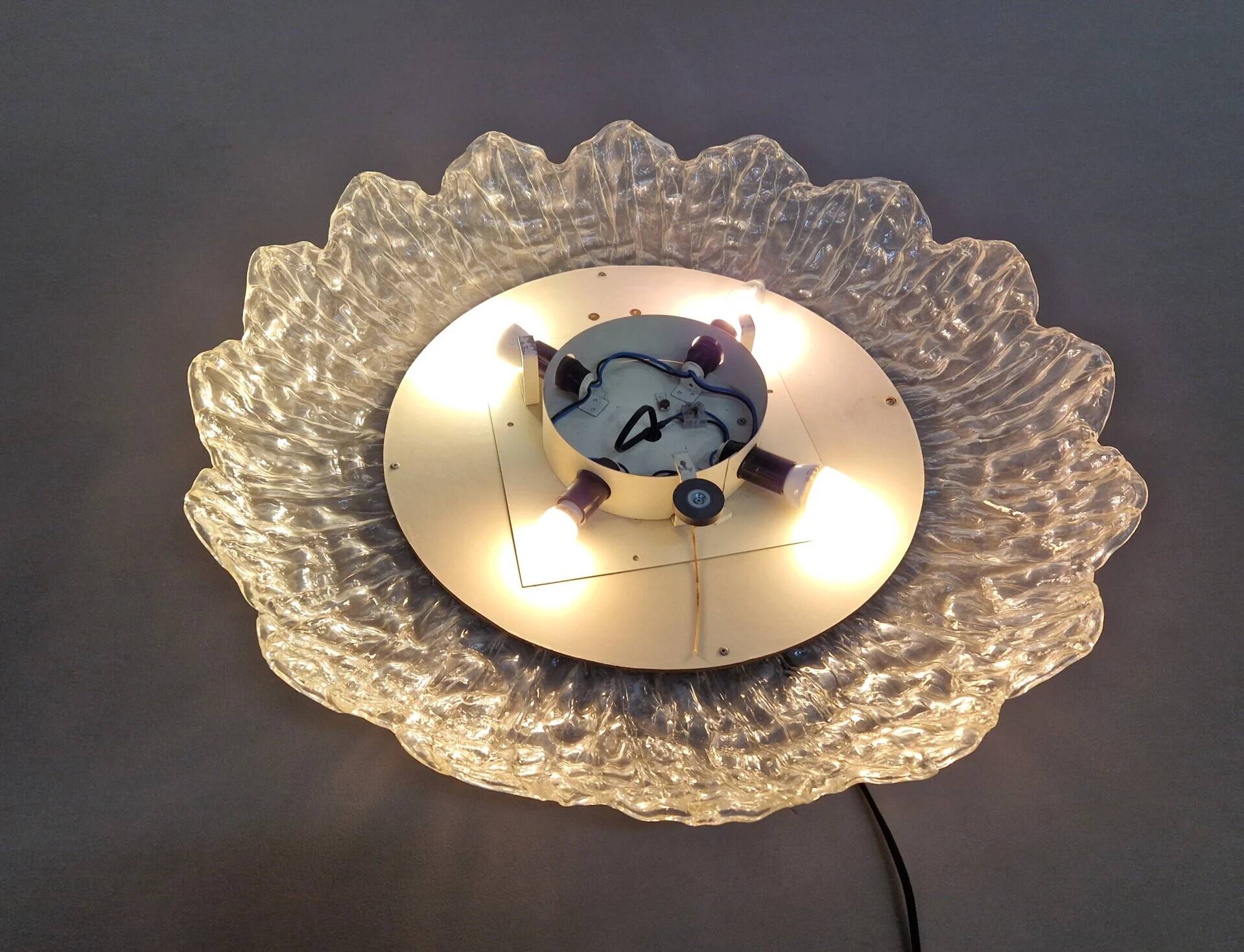 Vintage Schöninger wall mirror with lights | 1960s
