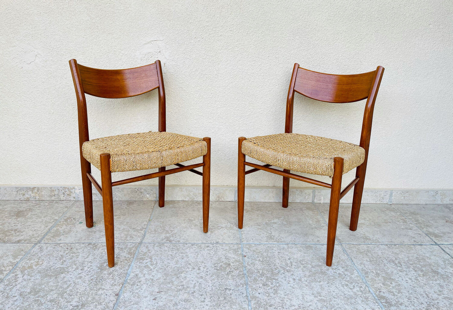 Danish teak chairs