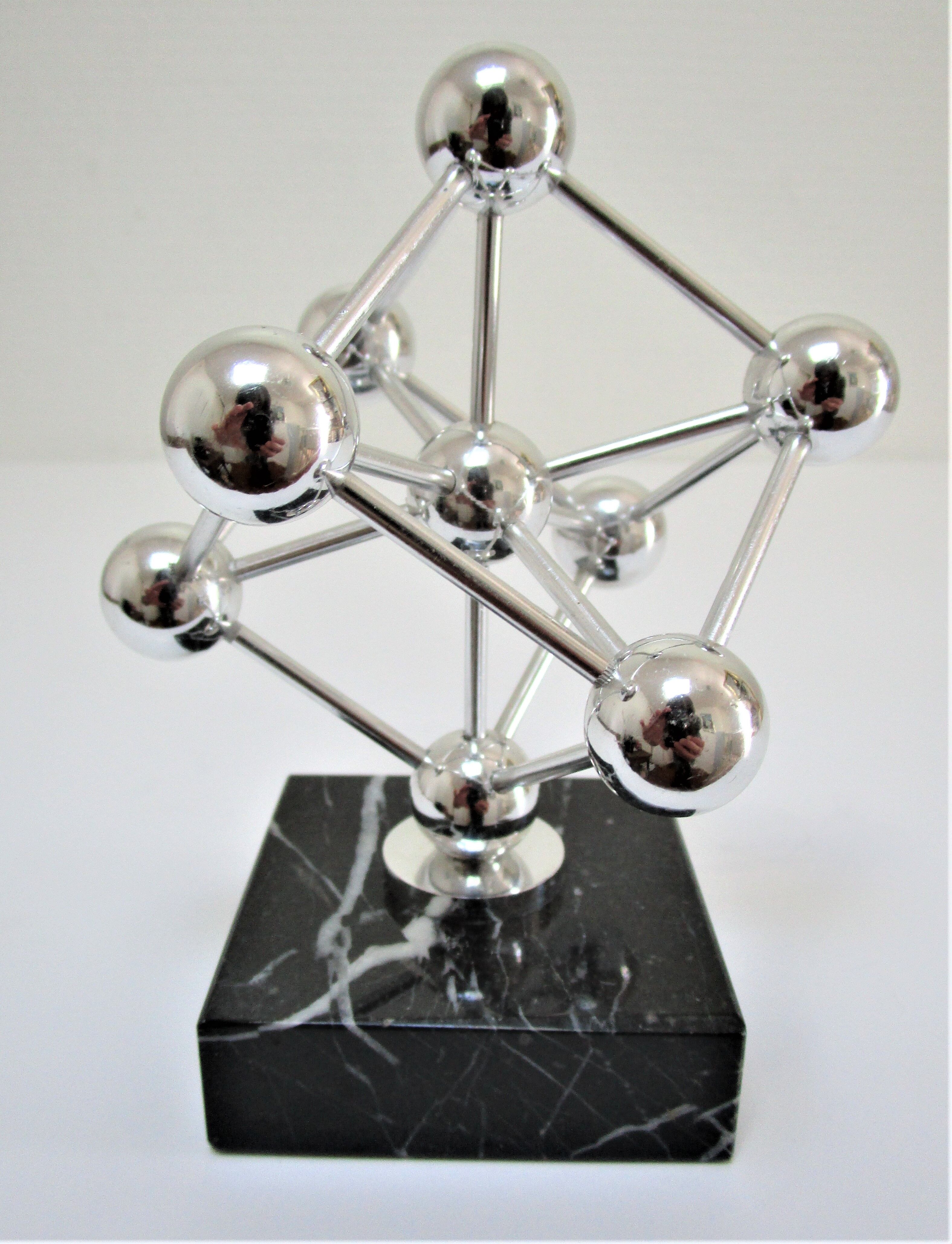 Clipboard atomium brussels metal marble vintage design