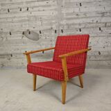 Vintage red armchair