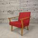 Vintage red armchair