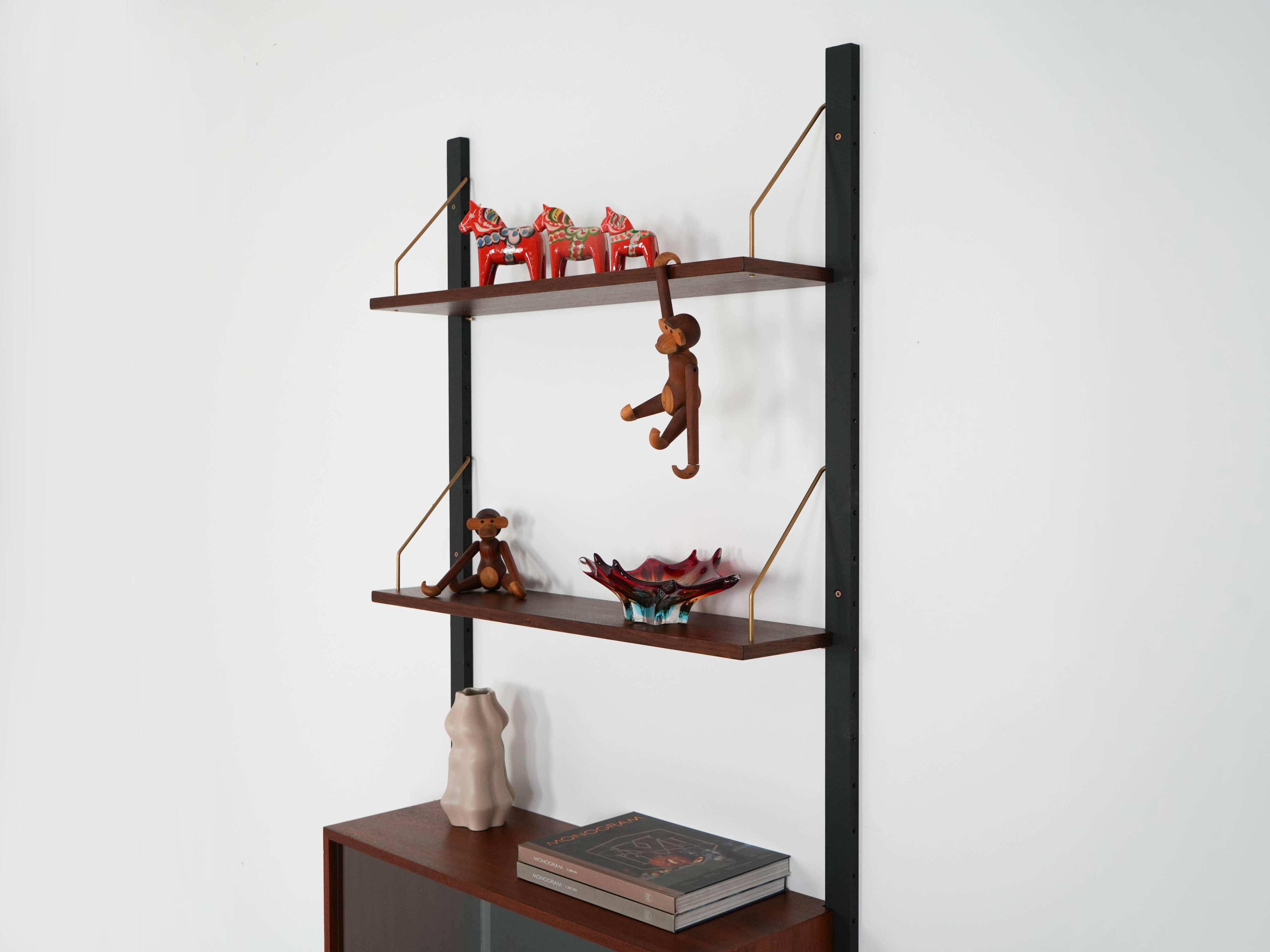Teak shelving unit, Danish design, 1960s, made in Denmark