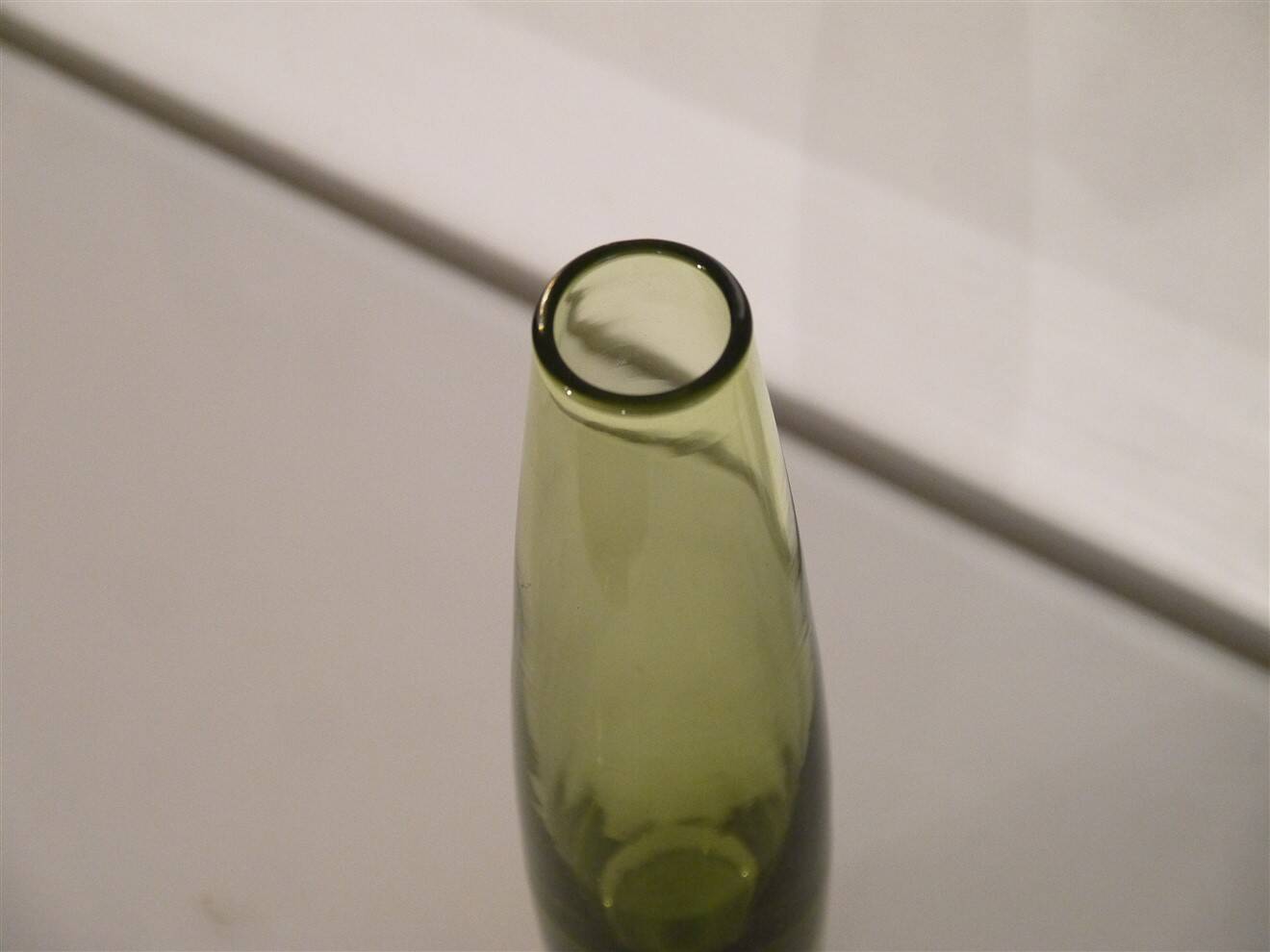 Scandinavian sommerso glass vase 1970