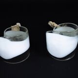 La Murrina, pair of Murano glass table lamps. Italy 1970s