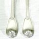 12 Louis XIV style silver cutlery sets