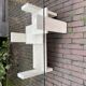 Coffee table by Willy Ballez in travertine