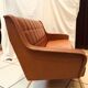 Rare model for this sofa 3 places 60 years in leatherette