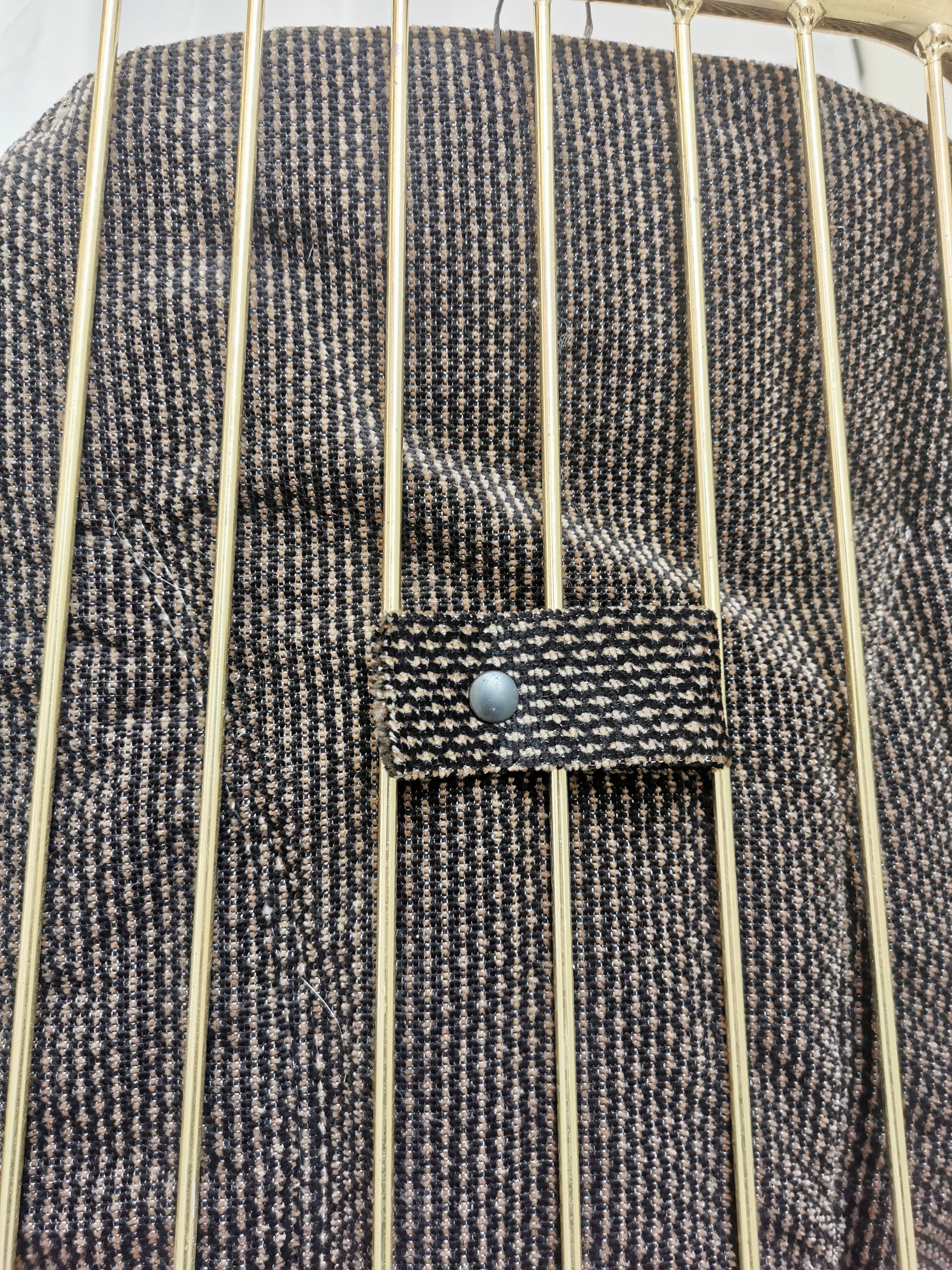 Set of 6 Vintage Gold Chrome Dining Chairs: Italian Mid-Century Design