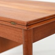Bureau vintage en teck à rabat scandinave