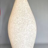 1950 red tripod floor lamp with plant holder | Opaline | Swan neck