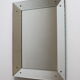 Art Deco box mirror with scalloped edges France 1930s