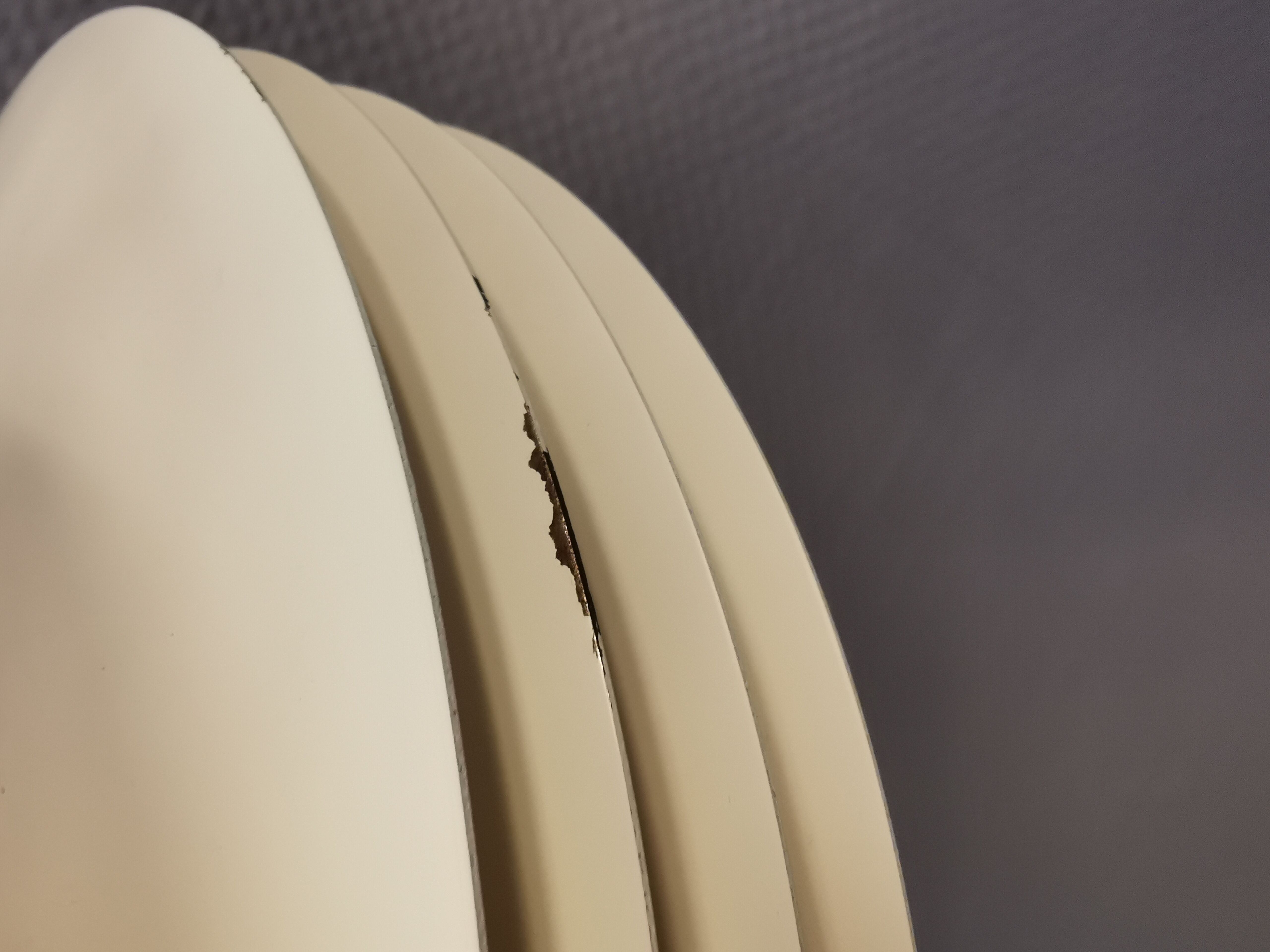 Hanging lamps from Danish ES Horn lighting, produced in the 80s.