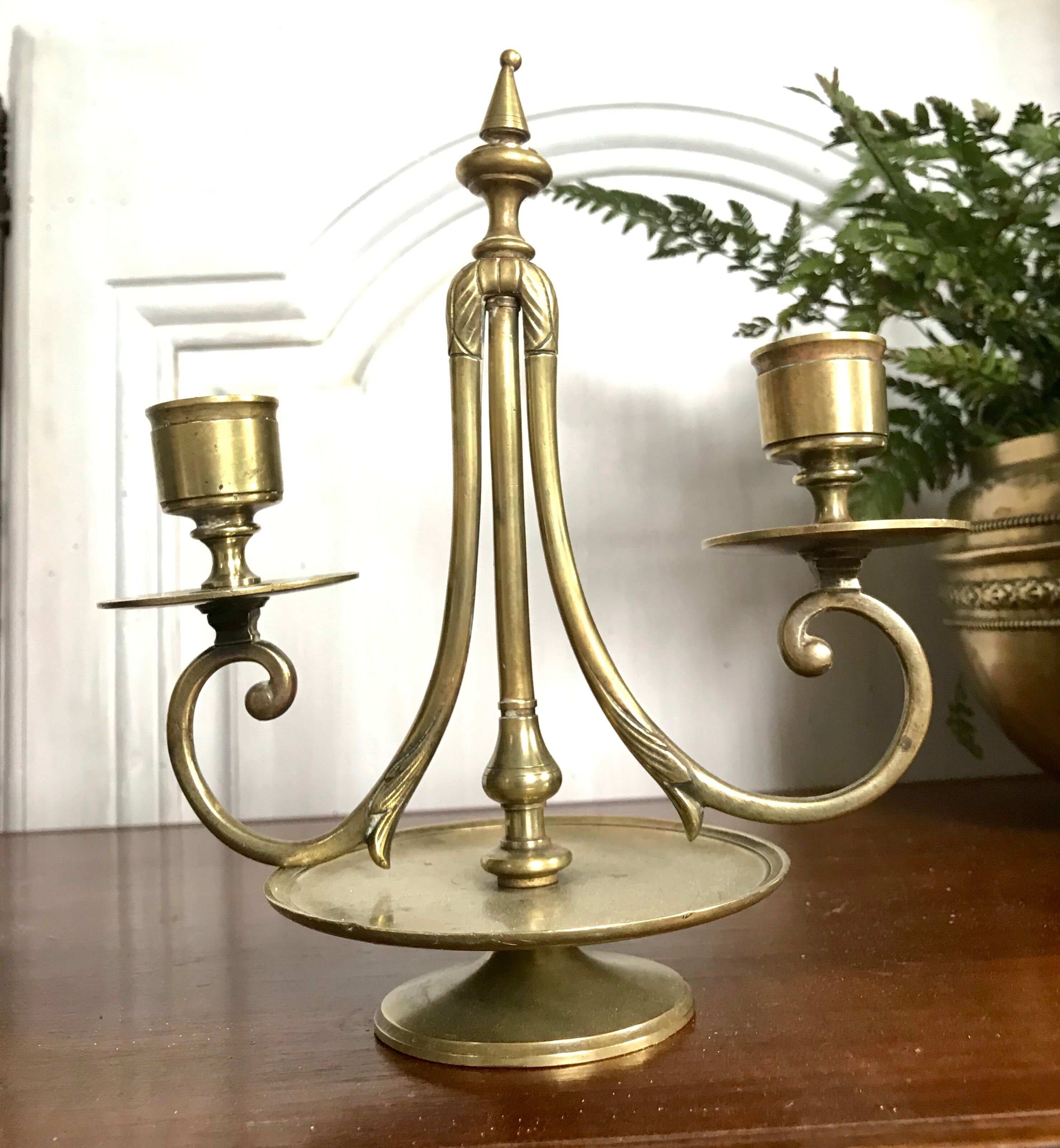 Brass candlestick