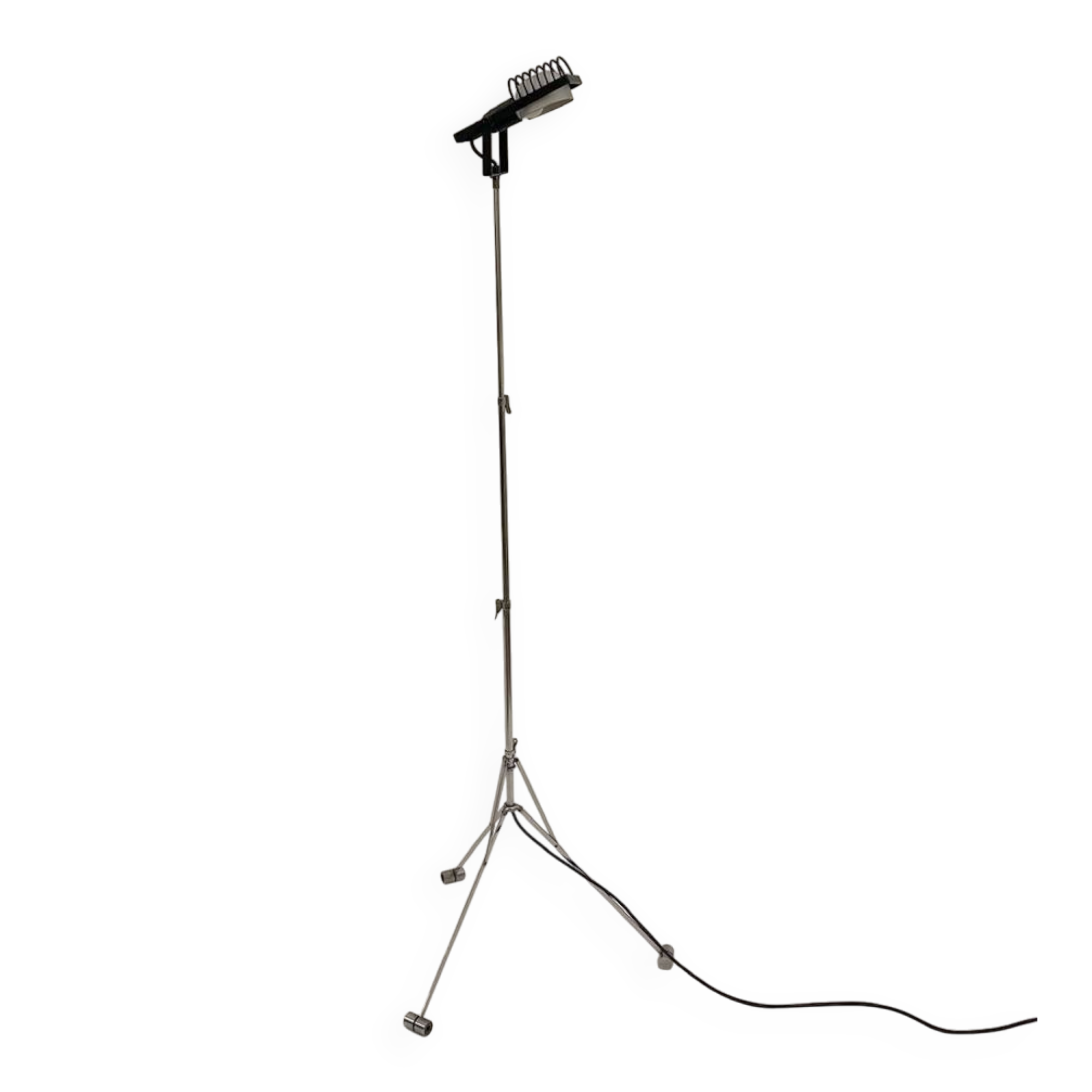 Lampadaire vintage style industriel de Ernesto Gismondi éditée par Artemide en Italie vers 1978