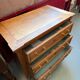 Chest of drawers louis XVI style, early twentieth in solid walnut