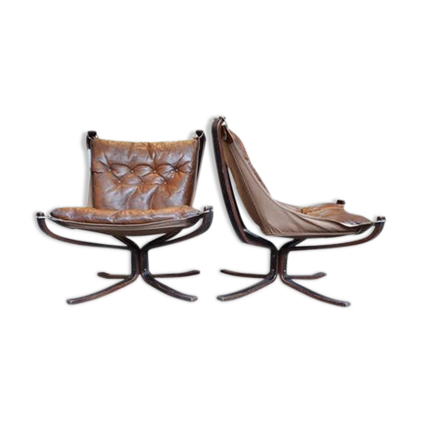 Pair of armchairs Sigurd Ressel Falcon, 1960
