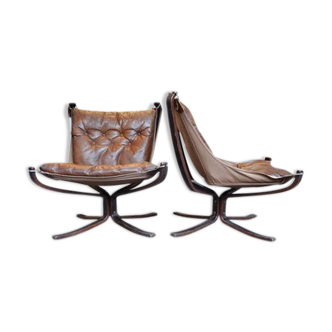 Pair of armchairs Sigurd Ressel Falcon, 1960