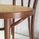 Bistro chair in bentwood and canework - mid. 20th century