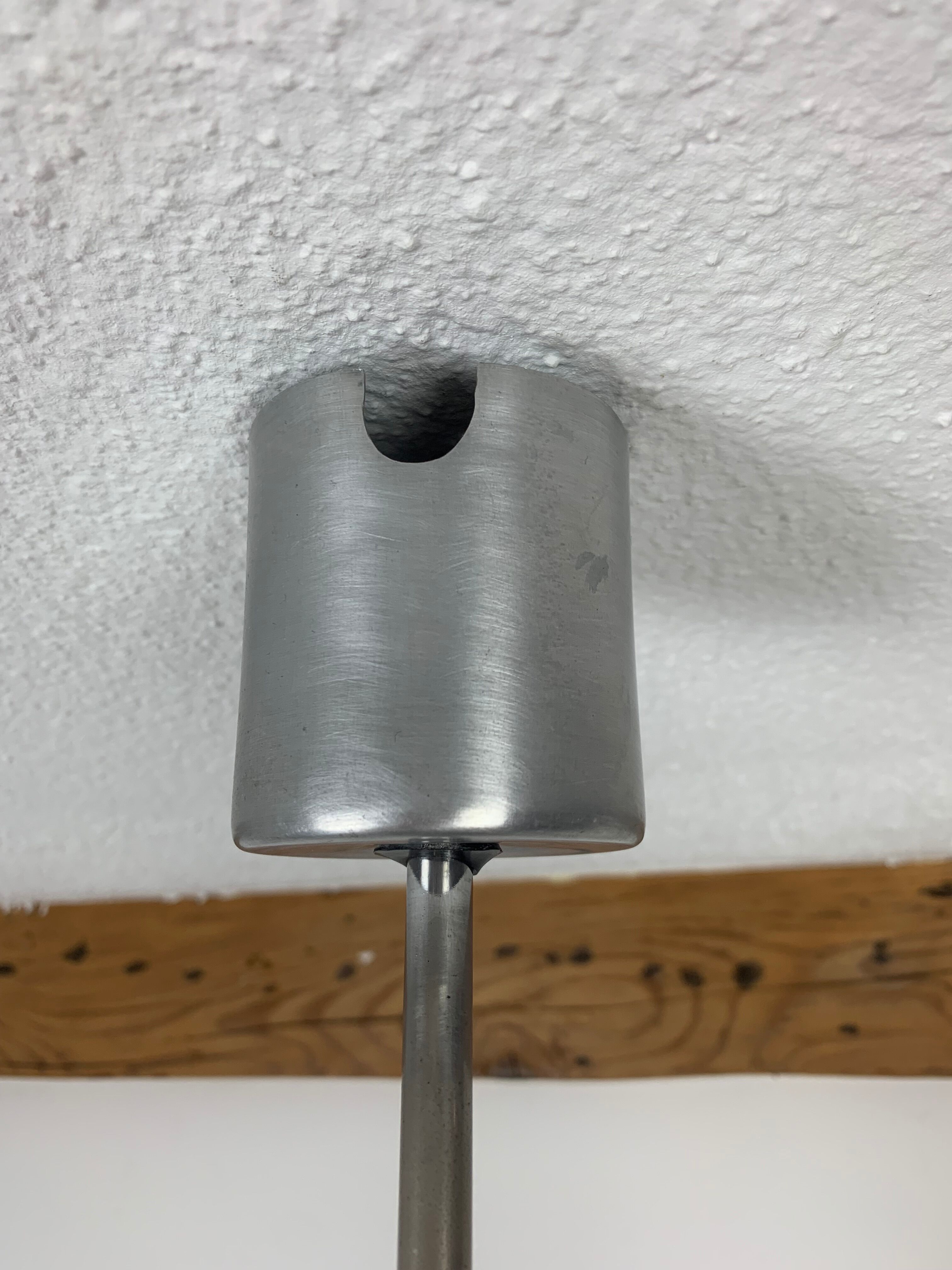 Scandinavian chandelier perspex and wood