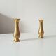Vintage vase in gilded brass