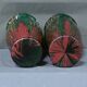 Pair of Glass Paste Vases – Mid 20th Century