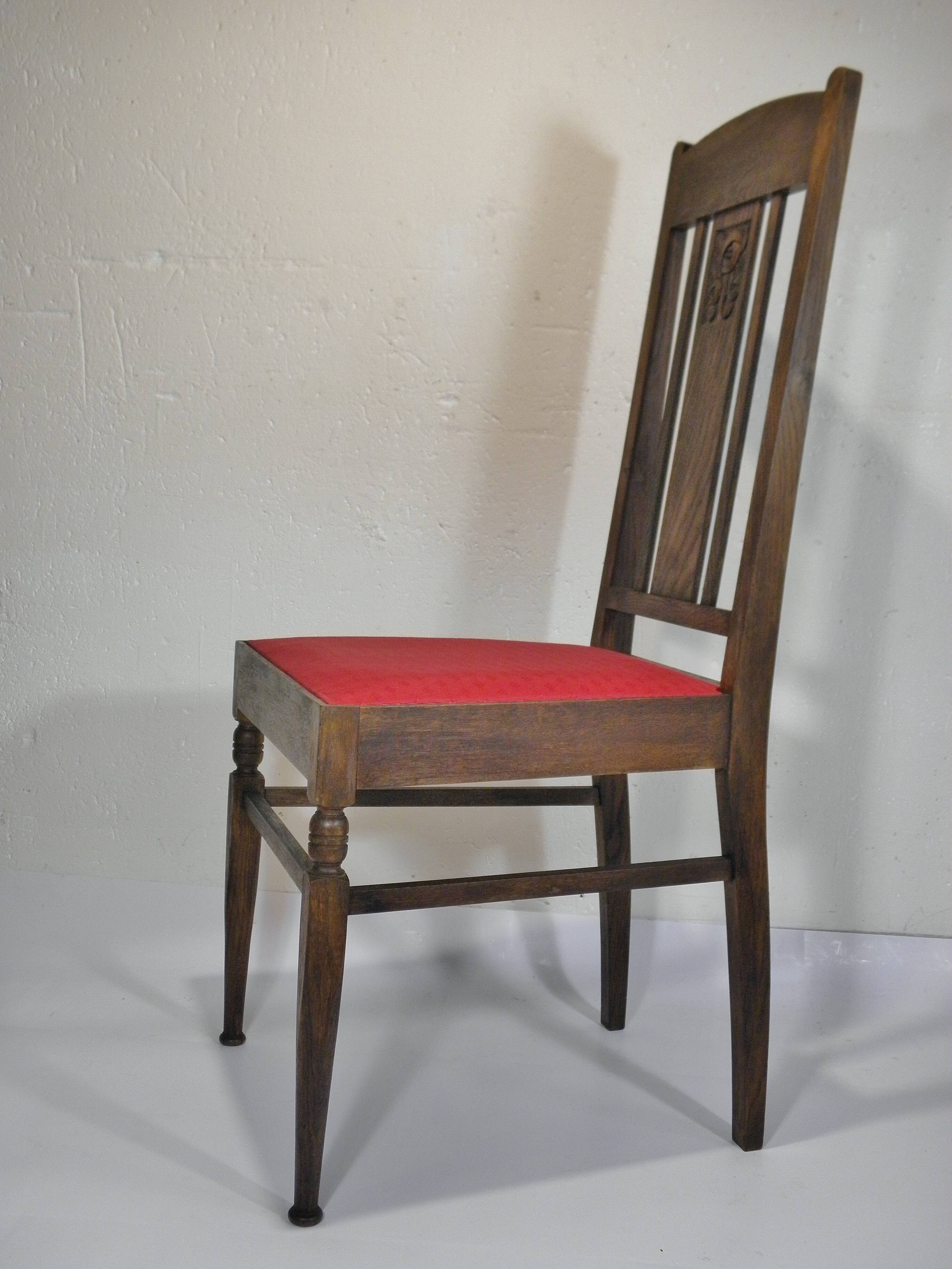 PAIR of "ARTS AND CRAFTS" CHAIRS