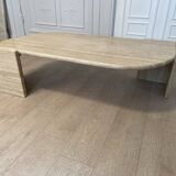 Drop of water coffee table in travertine, 1970