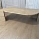 Drop of water coffee table in travertine, 1970