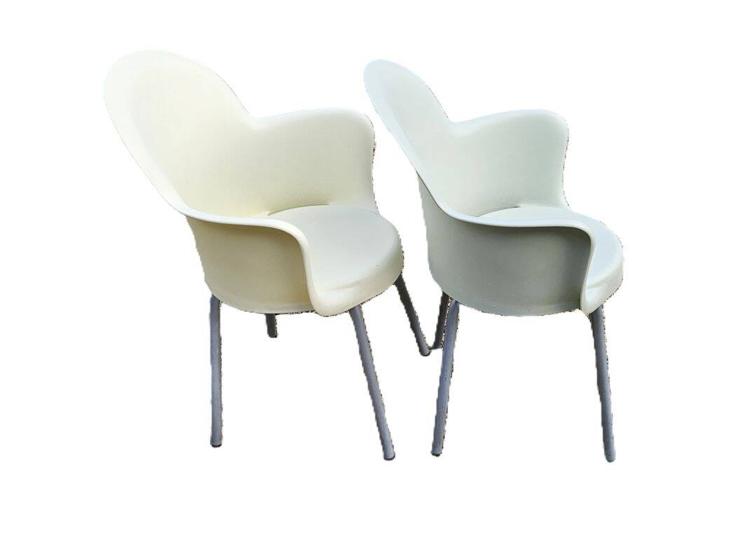 2 Italian Gogo Basic Armchairs By Marcello Ziliani For Sintesi 1980