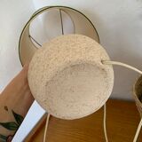 Vintage stone bedside lamp