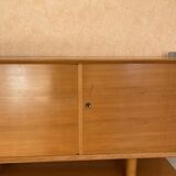 Custom-made cherry wood sideboard