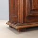 Antique baroque wardrobe in oak with safe, Italy, late 19th century.