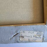 Antique oil painting – Lakeside – nature and tranquility