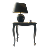 Black and gold bedside table