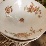5 mismatched old bowls