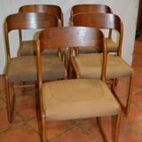 5 Baumann sled chairs