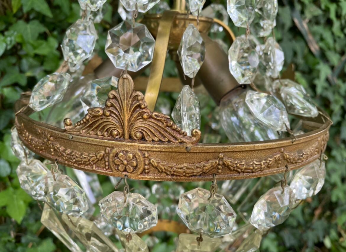 Chandelier pampilles D24