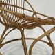 Vintage rattan chair by Dirk van Sliedregt Rohe Noordwolde 1960 in the Netherlands