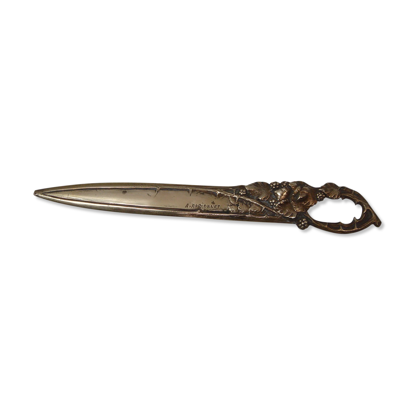 A.Marionnet bronze paper cutter at the end of the 19th century